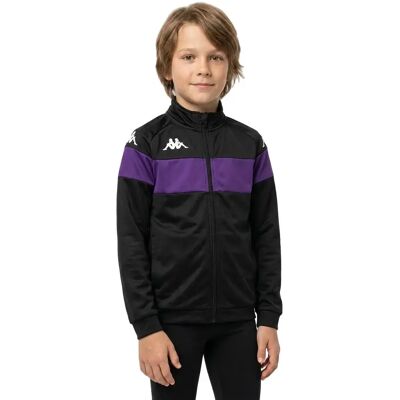 Kappa Felpa Dacone Black / Violet 10 Anni Kappa Felpa Dacone Black / Violet 10 Anni
