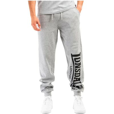 Lonsdale Joggers Logo Large Marl Grey / Black L Lonsdale Joggers Logo Large Marl Grey / Black L