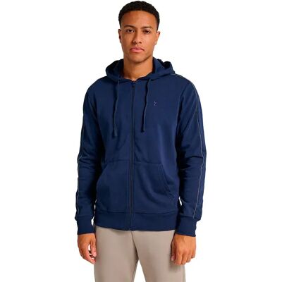 Hummel Felpa Con Zip Pulse Piping Dress Blue 2XL Hummel Felpa Con Zip Pulse Piping Dress Blue 2XL