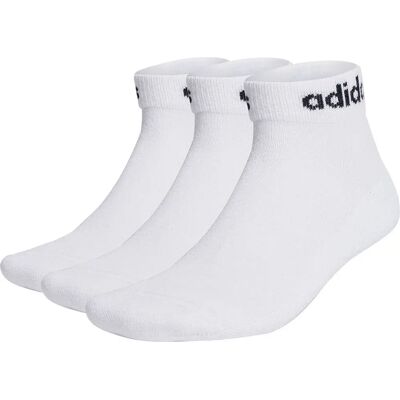 Adidas Calzini Corti C Lin 3p 3 Paia White EU 40-42 Adidas Calzini Corti C Lin 3p 3 Paia White EU 40-42