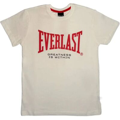 Everlast Maglietta A Maniche Corte Off White / Off White 16 Anni Everlast Maglietta A Maniche Corte Off White / Off White 16 Anni