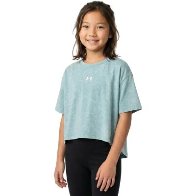 Under Armour Maglietta A Maniche Corte Rival Wash Blue 10-12 Anni Under Armour Maglietta A Maniche Corte Rival Wash Blue 10-12 Anni