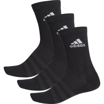 Adidas Calzini Cushion Crew 3 Paia Black / Black / White EU 28-30 Adidas Calzini Cushion Crew 3 Paia Black / Black / White EU 28-30
