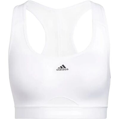 Adidas Reggiseno Sportivo Power Ms Pd White 2XS Adidas Reggiseno Sportivo Power Ms Pd White 2XS