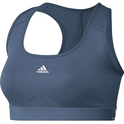 Adidas Reggiseno Sportivo Power Medium-support Blue 2XS Adidas Reggiseno Sportivo Power Medium-support Blue 2XS