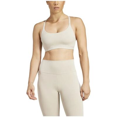 Adidas Reggiseno Sportivo A Bassa Intensità All Me Wonder Beige L Adidas Reggiseno Sportivo A Bassa Intensità All Me Wonder Beige L