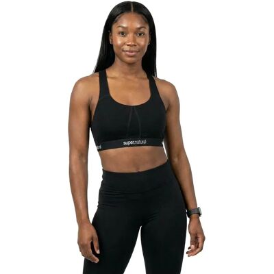 Super.natural Reggiseno Sportivo Feel Good Jet Black XL Super.natural Reggiseno Sportivo Feel Good Jet Black XL
