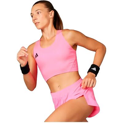 Adidas Top Sportivo Adizero Essentials Crop Lucid Pink L Adidas Top Sportivo Adizero Essentials Crop Lucid Pink L