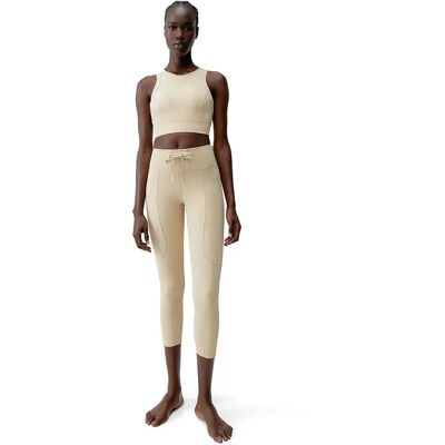 Born Living Yoga Top Sportivo Ad Alto Sostegno Esme Beige S Born Living Yoga Top Sportivo Ad Alto Sostegno Esme Beige S