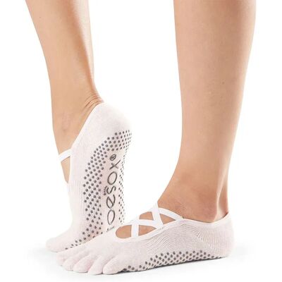 Toesox Calzini Corti Grip Full Toe Elle Ballet Pink EU 39-42 1/2 Toesox Calzini Corti Grip Full Toe Elle Ballet Pink EU 39-42 1/2