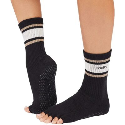 Toesox Calzini Corti Heel&toe Crew Oat Stripe EU 39-42 1/2 Toesox Calzini Corti Heel&toe Crew Oat Stripe EU 39-42 1/2