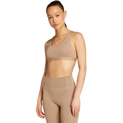 Adidas Reggiseno Sportivo A Media Intensità All Me Essentials Chalky Brown S Adidas Reggiseno Sportivo A Media Intensità All Me Essentials Chalky Brown S