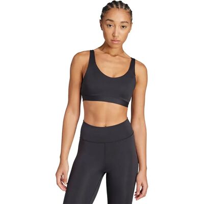 Adidas Reggiseno Sportivo A Media Intensità All Me Essentials Black XL Adidas Reggiseno Sportivo A Media Intensità All Me Essentials Black XL