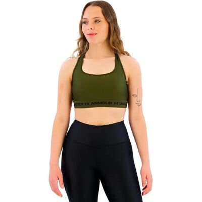 Under Armour Reggiseno Sportivo Mid Crossback Green XL Under Armour Reggiseno Sportivo Mid Crossback Green XL