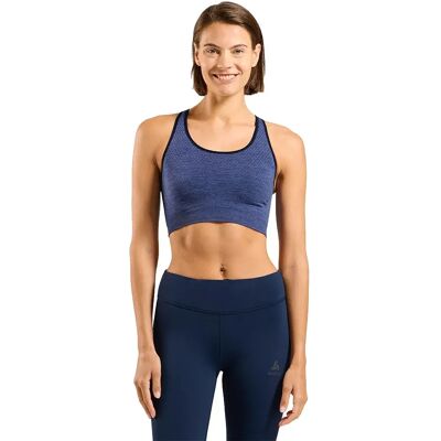 Odlo Reggiseno Sportivo A Media Intensità Seamless Skipper Blue Melange S Odlo Reggiseno Sportivo A Media Intensità Seamless Skipper Blue Melange S