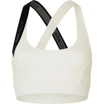 Super.natural Reggiseno Sportivo Rubberribbra Fresh White XL Super.natural Reggiseno Sportivo Rubberribbra Fresh White XL