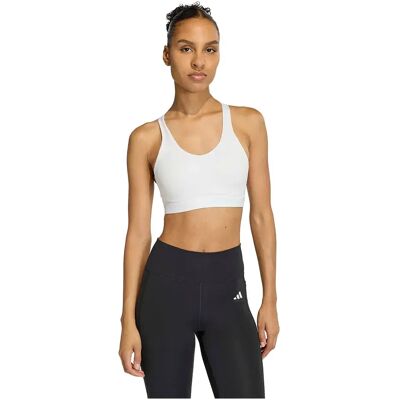 Adidas Reggiseno Sportivo Ad Alto Impatto Optime Essentials Workout White XL Adidas Reggiseno Sportivo Ad Alto Impatto Optime Essentials Workout White XL