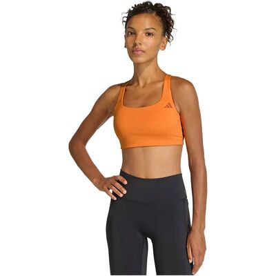 Adidas Reggiseno Sportivo A Media Intensità Optime Workout Pure Orange XS Adidas Reggiseno Sportivo A Media Intensità Optime Workout Pure Orange XS