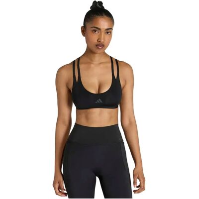 Adidas Reggiseno Sportivo A Bassa Intensità Optime Workout Strappy Black XL Adidas Reggiseno Sportivo A Bassa Intensità Optime Workout Strappy Black XL