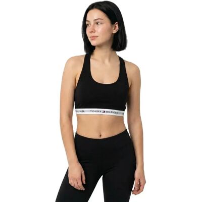 Tommy Hilfiger Reggiseno Sportivo Unlined Bralette Black M Tommy Hilfiger Reggiseno Sportivo Unlined Bralette Black M