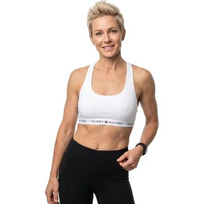 Tommy Hilfiger Reggiseno Sportivo Unlined Bralette White M Tommy Hilfiger Reggiseno Sportivo Unlined Bralette White M