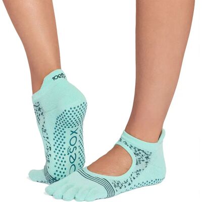 Toesox Calzini Full Toe Bellarina Tec Pilates Grip Aquamarine EU 43-45 Toesox Calzini Full Toe Bellarina Tec Pilates Grip Aquamarine EU 43-45