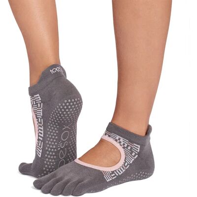 Toesox Calzini Full Toe Ultra Fine Knit Bellarina Pilates Grip Classical EU 36-38 1/2 Toesox Calzini Full Toe Ultra Fine Knit Bellarina Pilates Grip Classical EU 36-38 1/2