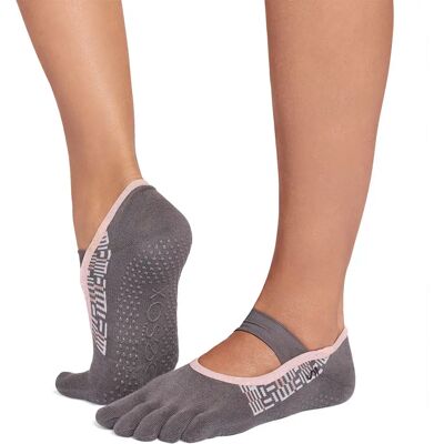 Toesox Calzini Full Toe Ultra Fine Knit Mia Pilates Grip Classical EU 36-38 1/2 Toesox Calzini Full Toe Ultra Fine Knit Mia Pilates Grip Classical EU 36-38 1/2