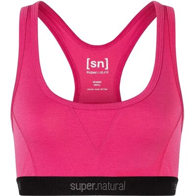 Super.natural Reggiseno Sportivo Tundra 220 Semplice Pinky Rose S Super.natural Reggiseno Sportivo Tundra 220 Semplice Pinky Rose S