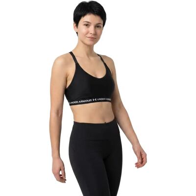 Under Armour Reggiseno Sportivo A Bassa Intensità Crossback Low Strappy Black / White XS Under Armour Reggiseno Sportivo A Bassa Intensità Crossback Low Strappy Black / White XS
