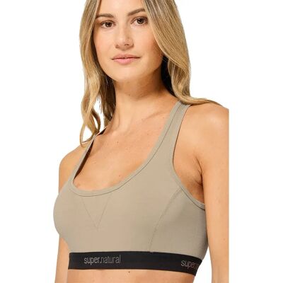 Super.natural Reggiseno Sportivo Tundra 220 Semplice White Pepper M Super.natural Reggiseno Sportivo Tundra 220 Semplice White Pepper M