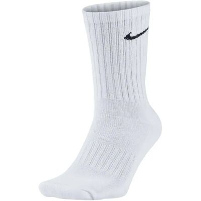 Nike Calzini Crew Value Cushion 3 Paia White / Black EU 42-46 Nike Calzini Crew Value Cushion 3 Paia White / Black EU 42-46