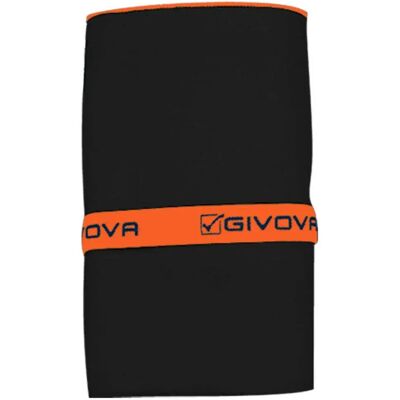 Givova Asciugamano Big Micro Black / Fluor Orange One Size Givova Asciugamano Big Micro Black / Fluor Orange One Size