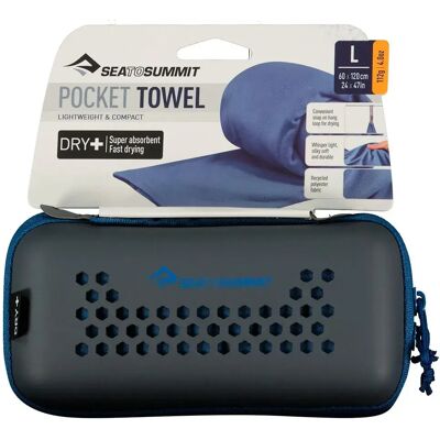 Sea To Summit Asciugamano Pocket L Navy Blue 120 x 60 cm Sea To Summit Asciugamano Pocket L Navy Blue 120 x 60 cm
