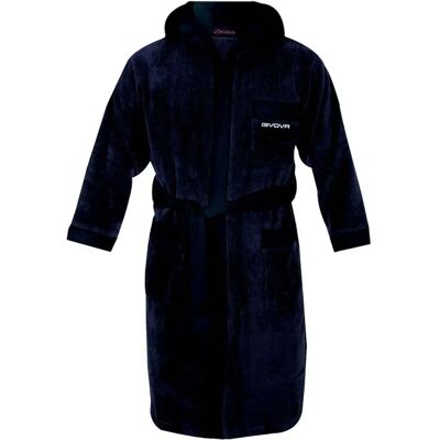 Givova Accappatoio Junior Navy Blue 6-8 Anni Givova Accappatoio Junior Navy Blue 6-8 Anni