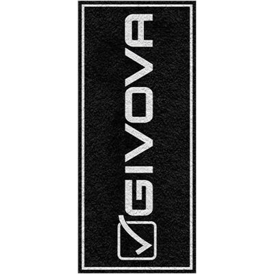 Givova Asciugamano Telo Black / White 38 x 88 cm Givova Asciugamano Telo Black / White 38 x 88 cm