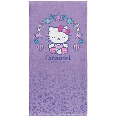 Otso Asciugamano Hello Kitty Connected Light Brown 150 x 75 cm Otso Asciugamano Hello Kitty Connected Light Brown 150 x 75 cm