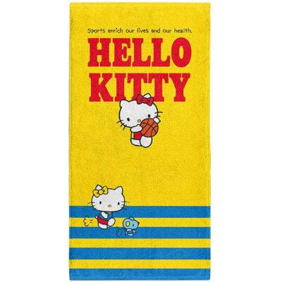 Otso Asciugamano Hello Kitty Sports Light Brown 150 x 75 cm Otso Asciugamano Hello Kitty Sports Light Brown 150 x 75 cm