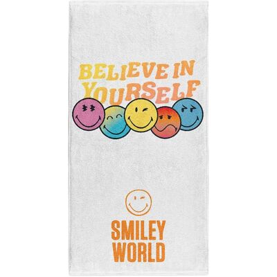 Otso Asciugamano Smiley World Believe Multicolour One Size Otso Asciugamano Smiley World Believe Multicolour One Size
