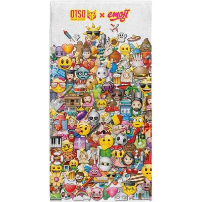 Otso Asciugamano In Microfibra Emoji Wave Multicolour One Size Otso Asciugamano In Microfibra Emoji Wave Multicolour One Size