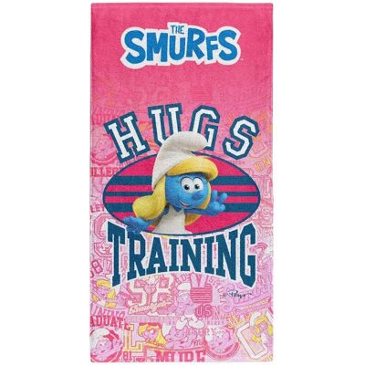Otso Asciugamano In Microfibra Smurf Hugs Multicolour One Size Otso Asciugamano In Microfibra Smurf Hugs Multicolour One Size