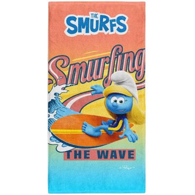 Otso Asciugamano In Microfibra Smurf Smurfing Multicolour One Size Otso Asciugamano In Microfibra Smurf Smurfing Multicolour One Size