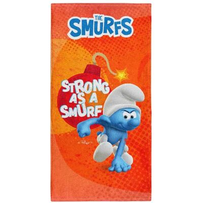 Otso Asciugamano In Microfibra Smurf Strong Multicolour One Size Otso Asciugamano In Microfibra Smurf Strong Multicolour One Size