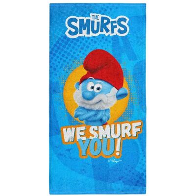 Otso Asciugamano In Microfibra Smurf We Smurf You! Multicolour One Size Otso Asciugamano In Microfibra Smurf We Smurf You! Multicolour One Size