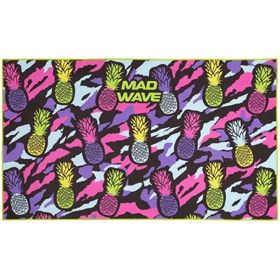 Mad Asciugamano Microfiber Pineapple Multicolor 80 x 140 cm Mad Asciugamano Microfiber Pineapple Multicolor 80 x 140 cm