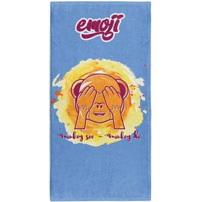 Otso Asciugamano In Microfibra Emoji Monkey See Multicolour One Size Otso Asciugamano In Microfibra Emoji Monkey See Multicolour One Size