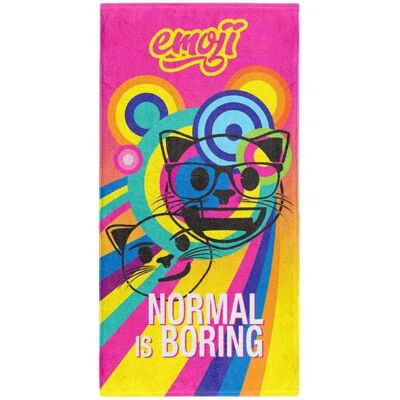 Otso Asciugamano In Microfibra Emoji Normal Is Boring Multicolour One Size Otso Asciugamano In Microfibra Emoji Normal Is Boring Multicolour One Size