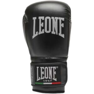 Leone1947 Leone197 Guanti Da Boxe In Pelle Artificiale Thunder Black 8 Oz Leone1947 Leone197 Guanti Da Boxe In Pelle Artificiale Thunder Black 8 Oz