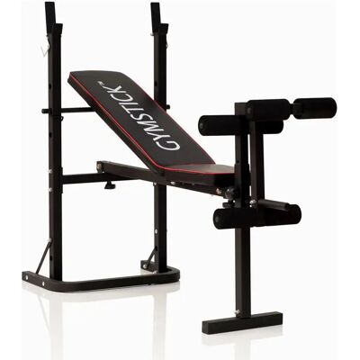 Panca Peso Gymstick - Regolabile e Pieghevole - Supporta 80kg Panca Peso Gymstick - Regolabile e Pieghevole - Supporta 80kg
