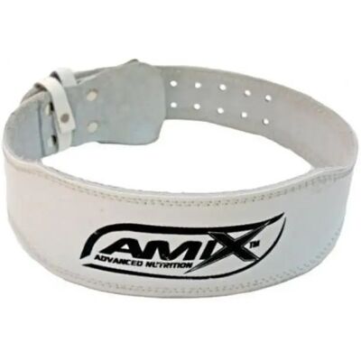 Amix Nutrition Cintura in Pelle Bianca - Cintura da sollevamento Amix Nutrition Cintura in Pelle Bianca - Cintura da sollevamento
